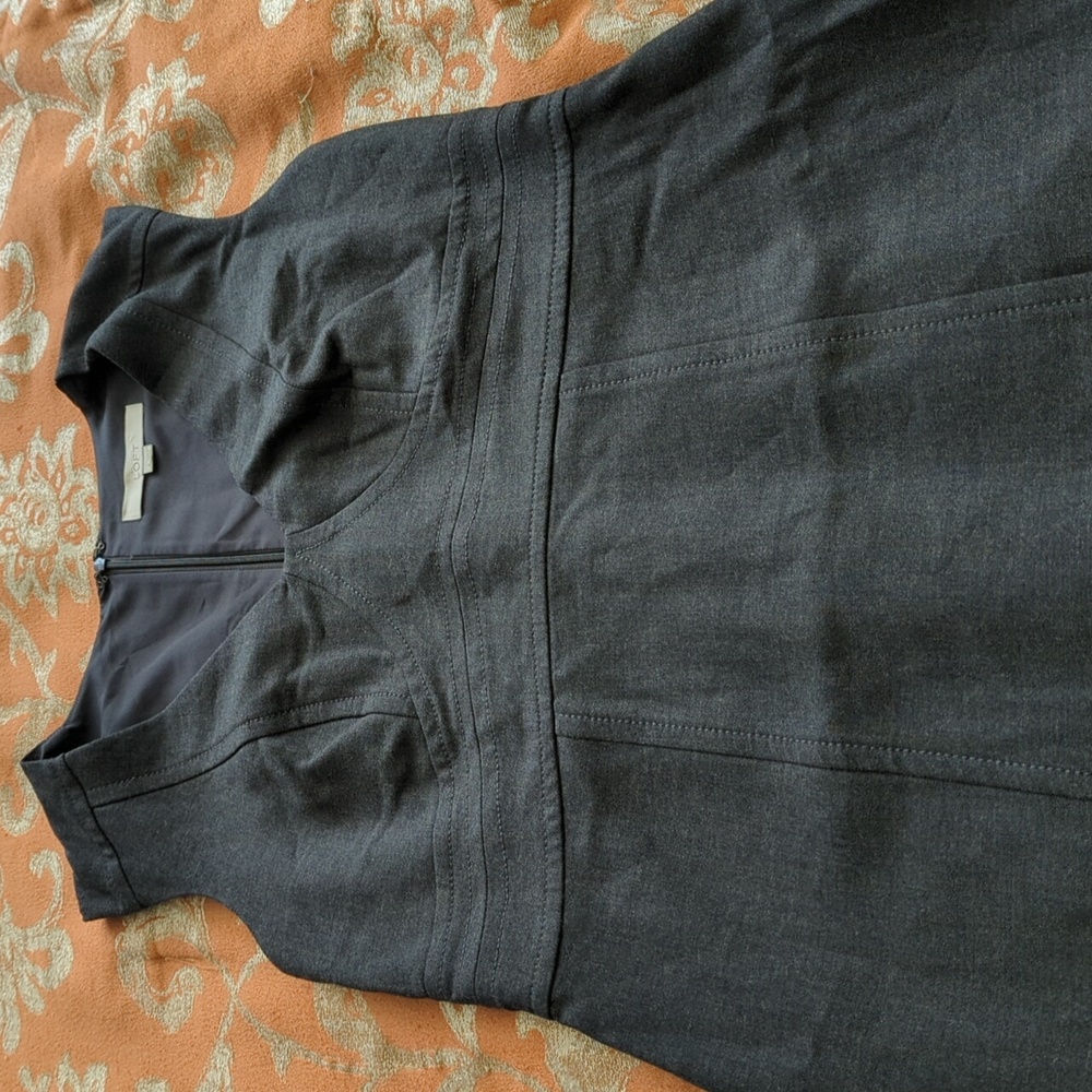 Loft Gray Dress Size 8
